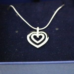 Swarovski Heart Necklace with box